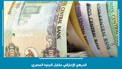 الدرهم الإماراتي مقابل الجنيه المصري